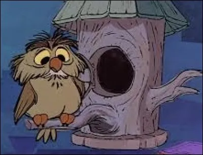 Comment s'appelle le hibou râleur de Merlin l'Enchanteur ?