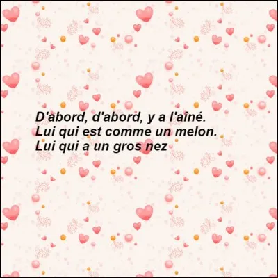 Quel est le titre de cette chanson ?