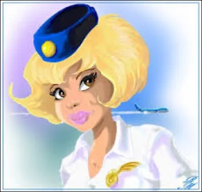 Comment se prénomme cette célèbre hôtesse de l'air, héroïne d'une série de bande dessinée ?