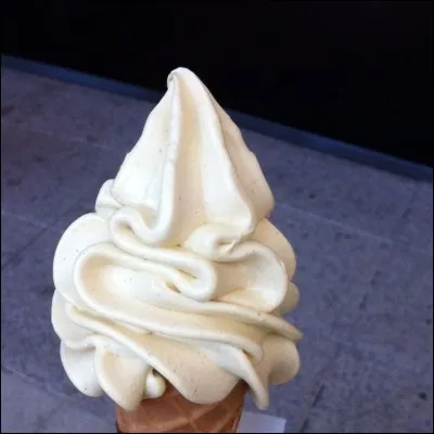 D'où est originaire cette glace ?