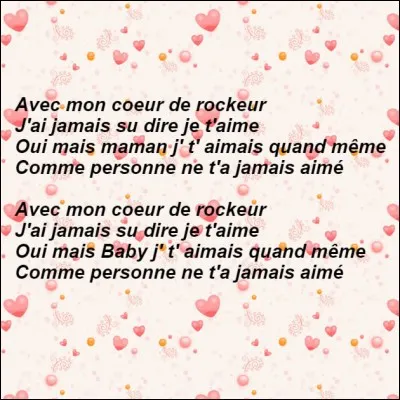 Qui nous présenta ces paroles ?