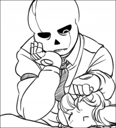 Comment G!Sans surnomme-t-il Frisk dans Mafiatale ?