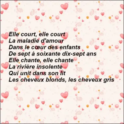 Quelle est cette chanson reprise dans "La Famille Bélier" ?