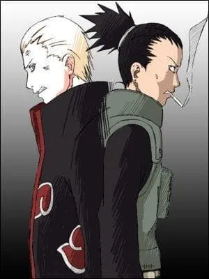 Pourquoi Shikamaru est dos  dos avec Hidan de l'Akastuki ?