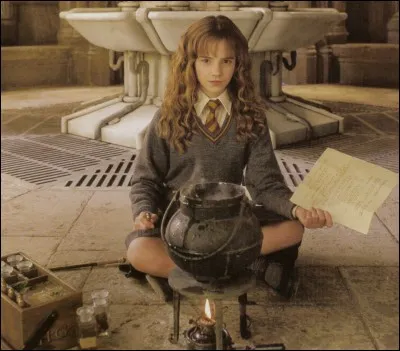 Dans "Harry Potter et la chambre des secrets", que prépare Hermione pendant 1 mois dans les toilettes des filles ?