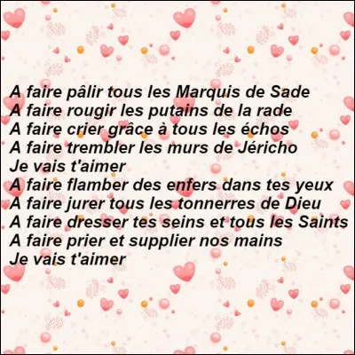 Qui nous chantait ce célèbre titre ?