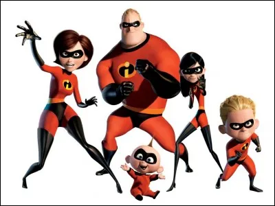 Dans "Les Indestructibles", quels sont les noms de la famille Parr ?