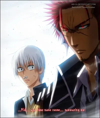 Dans "Beelzebub" Furuichi a invoqué un démon pour se battre contre Toujou ; comment se nomme-t-il ?