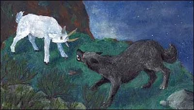 Dans la nouvelle "La chèvre de monsieur Seguin" d'Alphonse Daudet, comment s'appelle la chèvre qui, après s'être battue vaillamment contre le loup toute la nuit se laisse dévorer par lui ?