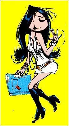 Quel est le mtier de cette jeune femme, dont le dessinateur du journal et amoureux.