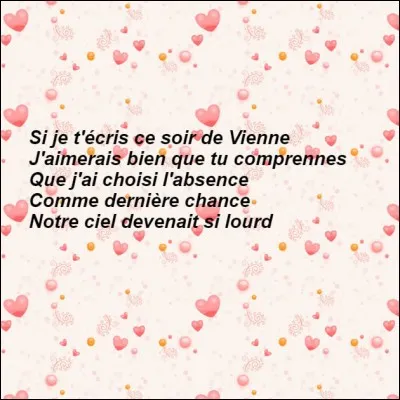 Quelle ville nous était ici chantée ?