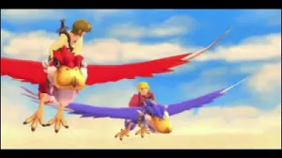 Qu'arrive-t-il lorsque Link et Zelda volent dans le ciel avec leurs célestriers ?