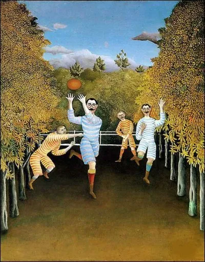 Qui a peint "Les joueurs de football" ?