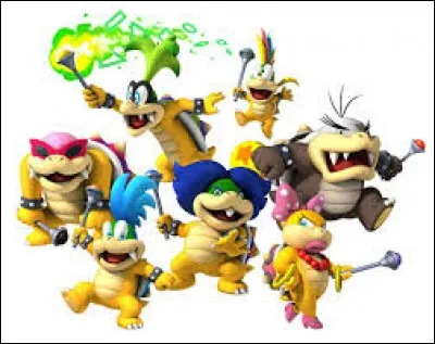 Quel Koopalings de "Super Mario Bros. U" lance des bombes ?
