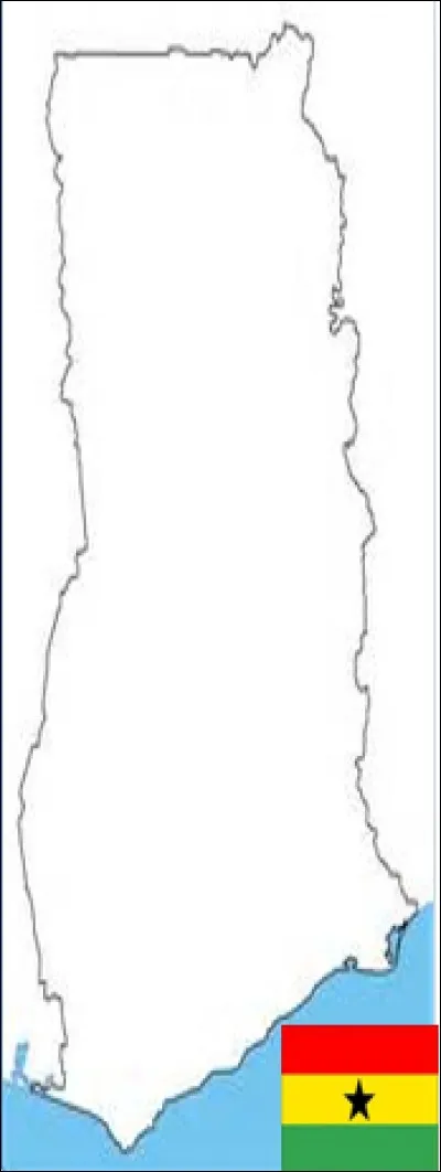 Quel océan borde le Ghana ?