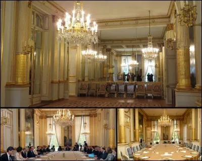 Située entre cour et jardin, quelle salle accueille chaque mercredi depuis la présidence de Georges Pompidou le Conseil des ministres?