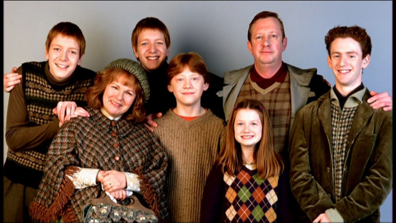 Qui est le premier des enfants Weasley à adresser la parole à Harry ?