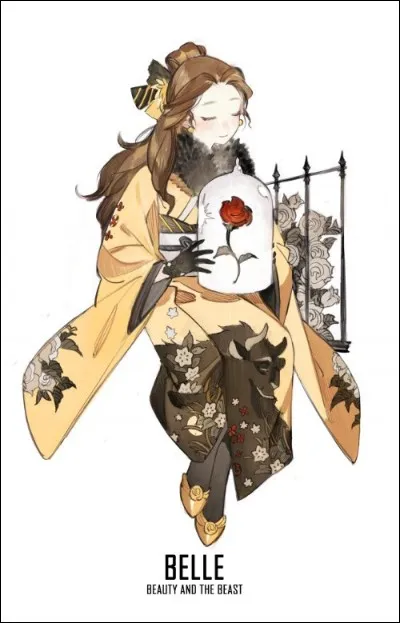 Une brune avec une rose dans les mains, aucun doute possible, il s'agit bien de Belle. Quel est son passe-temps favori ?