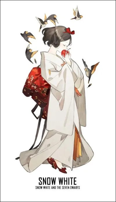 Voyons Blanche-Neige ! Ne mange pas cette pomme empoisonnée. Vous qui connaissez l'identité de celui qui réveillera la princesse, pourriez-vous me dire son nom ?