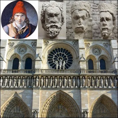 Retournons sur le parvis de la cathédrale Notre-Dame de Paris !
Observons la galerie supérieure de la façade. Nous pouvons voir des statues. Concernant leur identité, beaucoup de gens se sont trompés, résultats, ces statues seront décapitées.
Saurez-vous identifier correctement les protagonistes de cette affaire ?