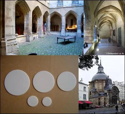Allons « rue des Archives » !
Dans cette rue, on peut voir le dernier cloître conservé intact à Paris. Il a été achevé en 1427. Auparavant, il y avait une chapelle expiatoire. Elle a été érigée en réparation d'un crime religieux qui a choqué la population. Le sang a coulé !
Quel a été ce crime ?