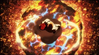 À quelle catégorie appartient la météorite que Saitama a explosée ?