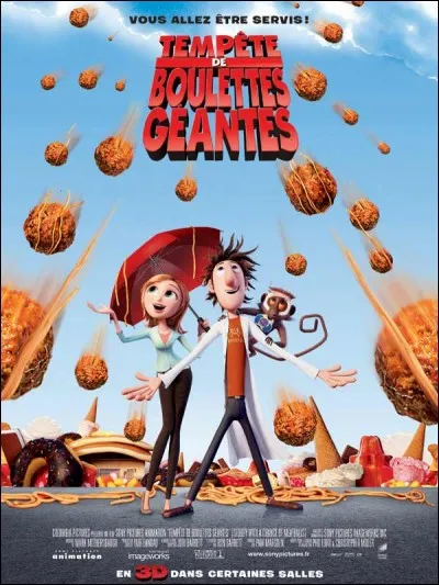 Comment se nomme la version québécoise du film "Tempête de boulettes géantes" ?