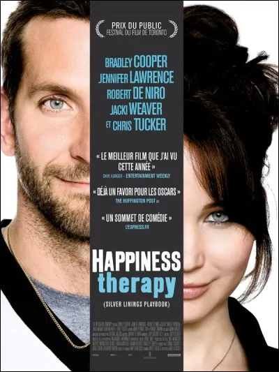 Comment se nomme la version québécoise du film "Happiness Therapy" ?