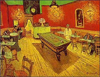 Cette peinture représentant un billard a été peinte par Vincent van Gogh.