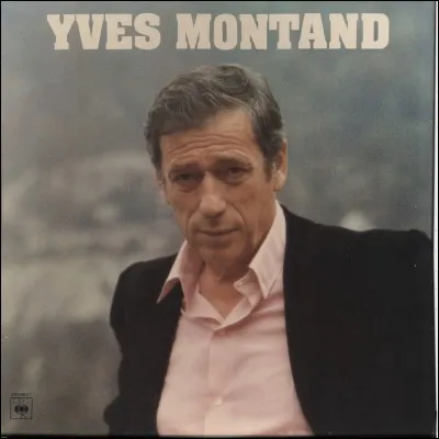 Yves Montand chantait "La Bicyclette".