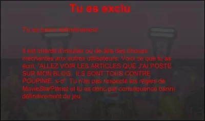 Peux-tu être banni pour de fausses raisons ?