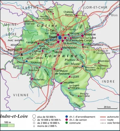 INDRE-ET-LOIRE - De quelle région fait partie ce département du centre de la France ?