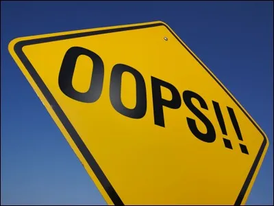 C'est en faisant des erreurs qu'on apprend !