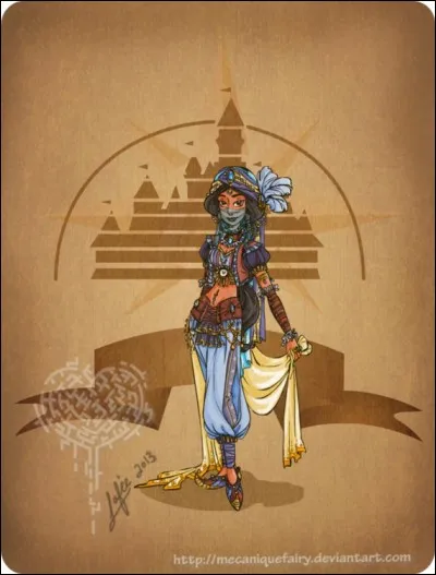 Une princesse qui porte du bleu, c'est bien Jasmine. Quel est le nom de son animal de compagnie ?