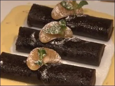 De quelle forme de pâtes alimentaires ces rouleaux au chocolat sont-ils inspirés ?