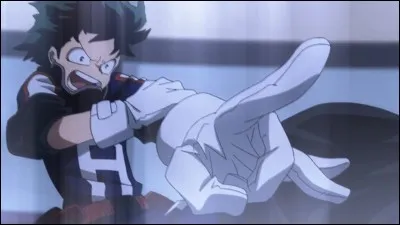 Grâce à quelle technique Izuku Midoriya arrive-t-il à s'enfuir de la partie aquatique du S.C.A ?