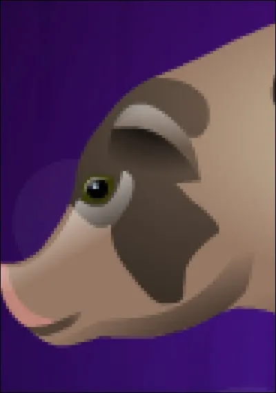 Le cochon tirelire des VIP est de couleur :