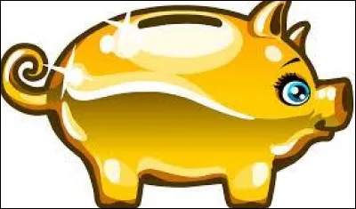 Sur MSP, de quelle couleur est le cochon tirelire VIP ?