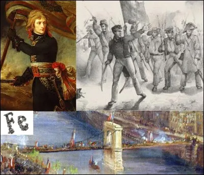 Allons sur le « pont de Grève » !
Décidé au cours du XVIIIe siècle, ce pont fut construit dans les derniers jours de 1827. Deux ans plus tard, il prendra son nom actuel. On n'est pas sûr de l'origine de ce nom. On hésite entre celui d'une bataille et celui d'un mort pendant la Révolution de 1830. En plus, il détient une « première » à Paris !
Comment s'appelle-t-il ?