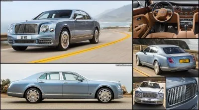 Quelle est la vitesse maximale de la Bentley Mulsanne V8 2017 ?