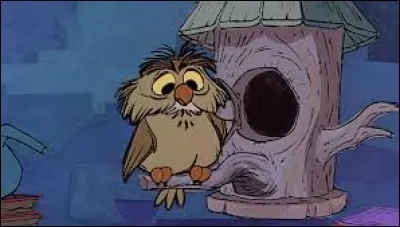 Comment se nomme le hibou de Merlin l'Enchanteur ?