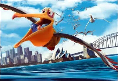 Comment s'appelle le pélican qui transporte Marin et Dory dans la poche de son bec ?