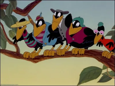 De qui ces cinq corbeaux se moquent-ils ?