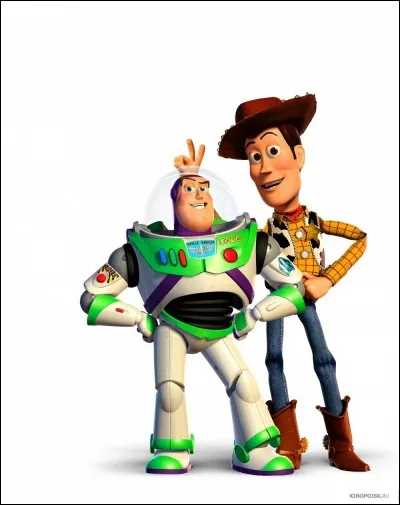 Comment s'appellent les deux jouets préférés du garçon dans "Toy Story" ?