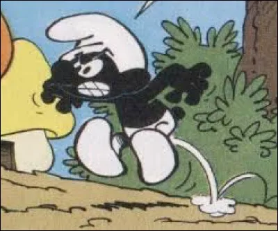 Quand un Schtroumpf devient-il noir ?