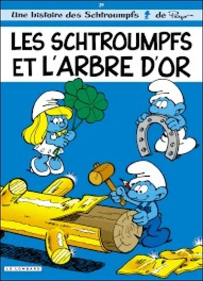 À l'origine, on pouvait lire les aventures des Schtroumpfs dans une autre BD. Laquelle ?