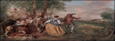 De quel peintre, notamment connu pour "Pèlerinages à l'île de Cythère", est ce tableau évoquant des plaisirs pastoraux ?