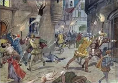 Quel roi de France (1550-1574) a tenu ces propos le jour de la nuit de la Saint-Barthélémy, le 24 août 1572 : "Tuez-les, mais tuez-les tous pour qu'il n'en reste pas un pour me le reprocher" ?