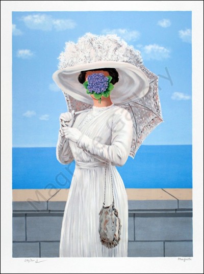 Cette oeuvre de Magritte s'intitule "La grande guerre" :