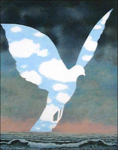 Cette toile est de René Magritte, elle s'intitule "La promesse" :